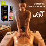 Aceite para Masaje Lovlub Fresa Kiwi 60ml – Frescura y Suavidad Tropical - Imagen 2