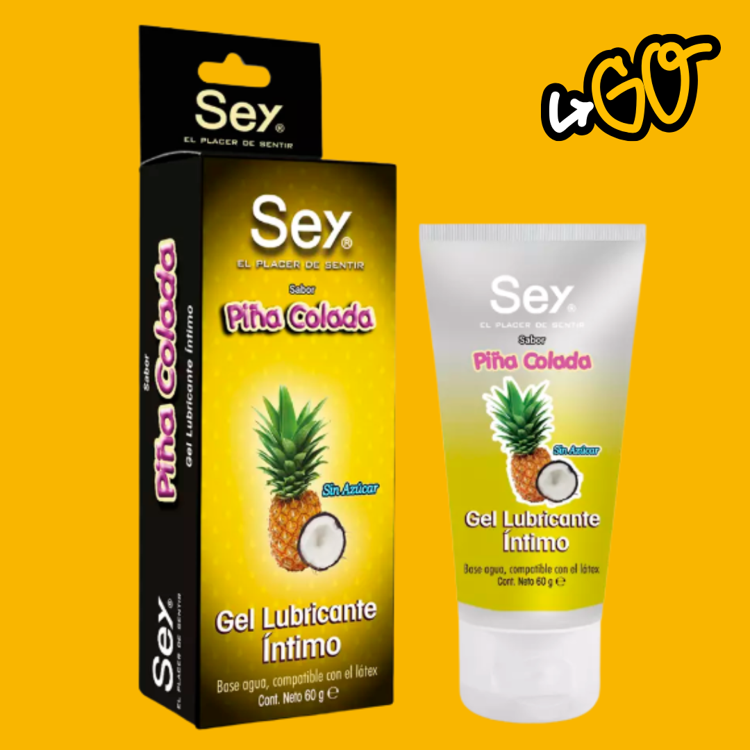Lubricante Lovlub Pia Colada 60g  Placer Tropical y Sensorial | GO  Sensitive | Explora tus Sentidos
