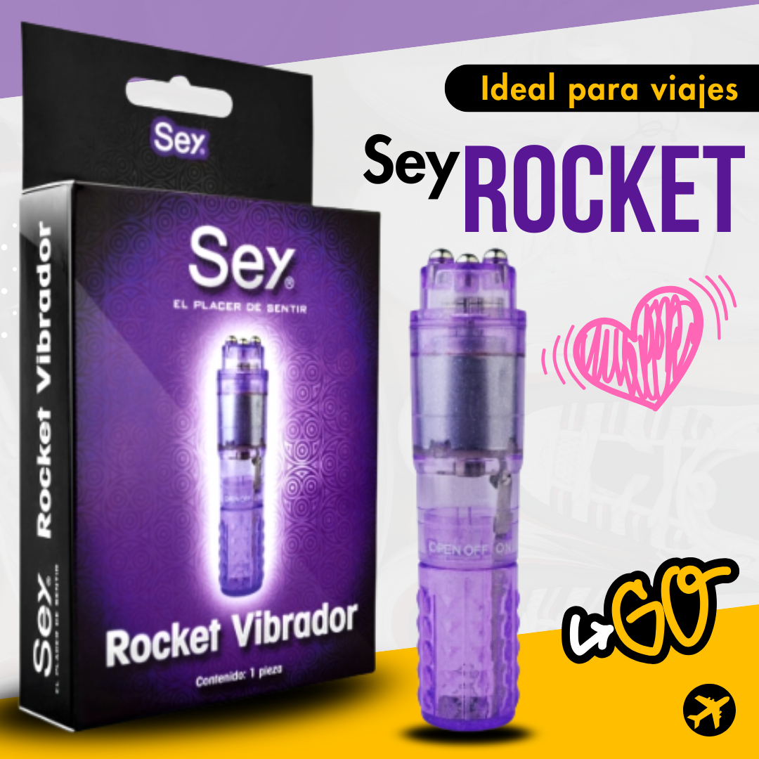 Sey Rocket Potencia y Diseño Aerodinámico GoSensitive Masajeador Personal Sey Rocket – Potencia y Estimulación Profunda - Imagen 1